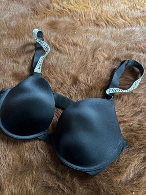 Victoria's Secret Black Bra with Embellished Straps